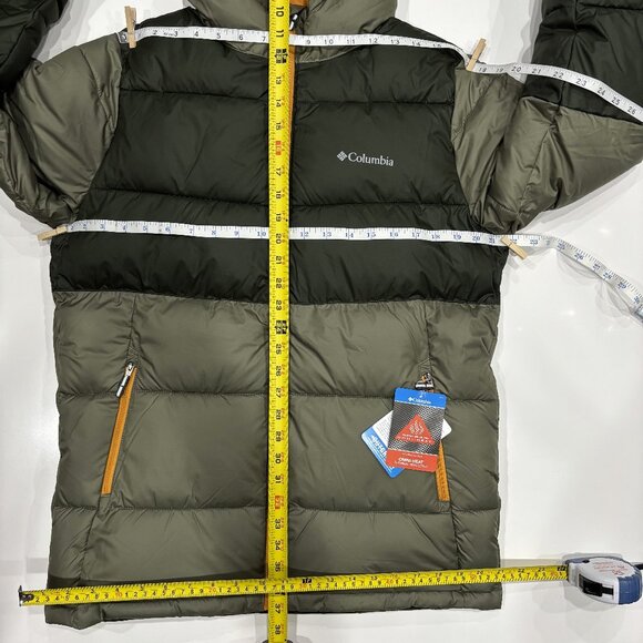 Youth XL Pike Lake II Green Orange Full Zip Puffer Long Sleeve Hooded Jacket - Picture 15 of 15